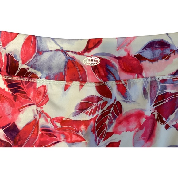 Reel Legends Women's  Athletic Floral Skirt Activewear Pull On Skort Size PLarge - Picture 6 of 12